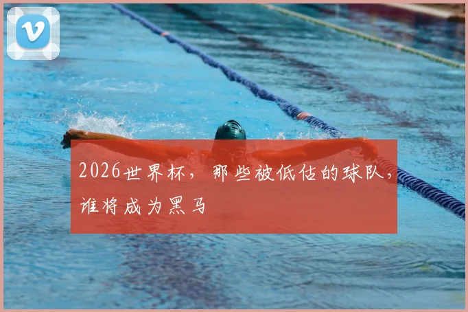 2026世界杯，那些被低估的球队，谁将成为黑马